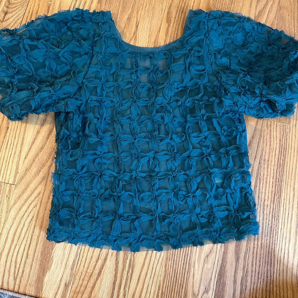 Christmas green top